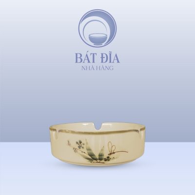 Gạt Tàn Men Xanh Đào Chuồn