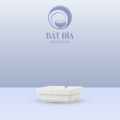Gạt Tàn Thuốc Melamine Trắng