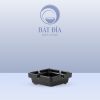 Gạt Tàn Thuốc Vuông Melamine Đen