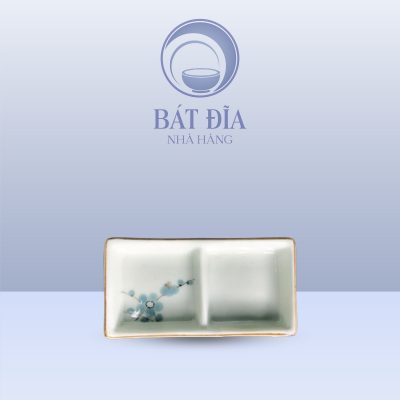 Gia Vị 2 Ngăn Men Kem Hoa Đào Xanh