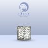 Gia Vị 2 Ngăn Vuông Men Xanh Hoa Bèo