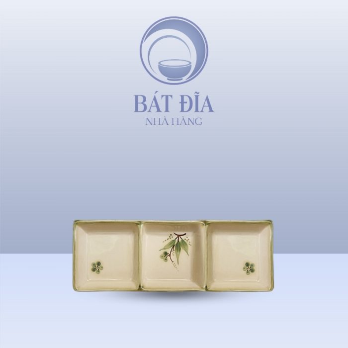 Gia Vị 3 Ngăn Men Xanh Đào Chuồn