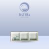 Gia Vị 3 Ngăn Men Kem Hoa Đào Xanh