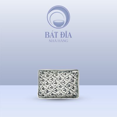 Gia Vị Chữ Nhật Men Xanh Hoa Bèo