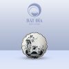 Gia Vị Hoa Men Trắng Vẽ Hoa Sen Đen