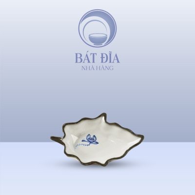 Gia Vị Lá Men Trắng Vẽ Sen Lam