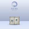 Gia Vị Lượn 2 Ngăn Men Rạn Vẽ Chuồn Xanh