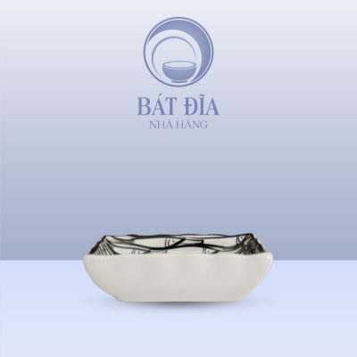 Gia Vị Lượn Men Trắng Vẽ Cá Đàn
