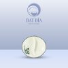 Gia Vị Oval 2 Ngăn Men Kem Vẽ Sen Nâu