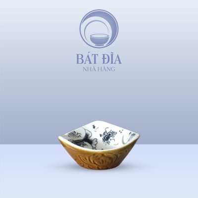 Gia Vị Tam Giác Men Nâu Cá Chép