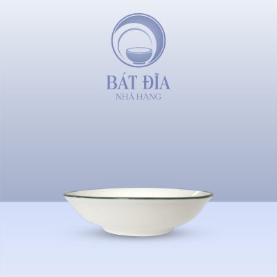 Gia Vị Tròn Men Kem Vẽ Sen Xanh
