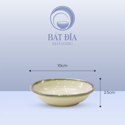 Kích Thước Gia Vị Tròn Men Xanh Đào Chuồn