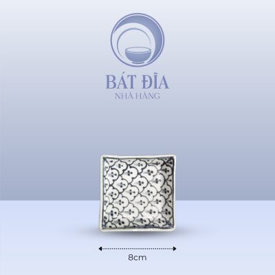 Kích Thước Gia Vị Vuông Men Xanh Hoa Bèo