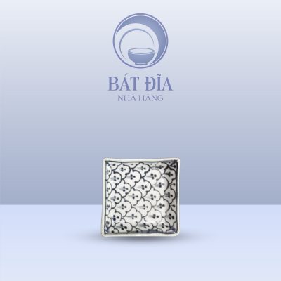 Gia Vị Vuông Men Xanh Hoa Bèo