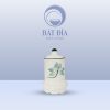 Hũ Tăm Men Kem Vẽ Sen Xanh