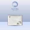 Khay Bình Nước Men Kem Vẽ Sen Nâu