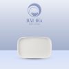 Khay Thịt Suki Melamine Trắng