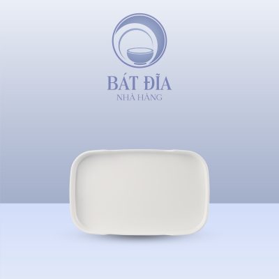 Khay Thịt Suki Melamine Trắng