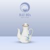 Lọ Mắm Men Kem Hoa Đào Xanh