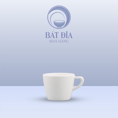 Ly Expresso Dày Melamine Trắng