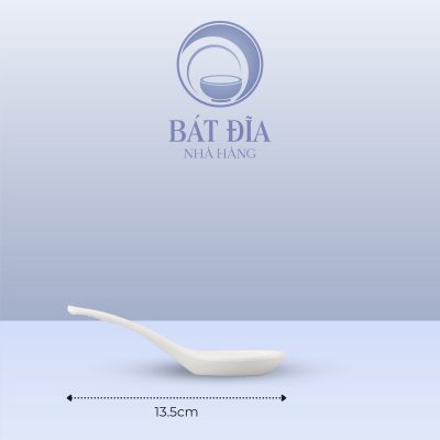 Kích Thước Muỗng Cơm Melamine Trắng