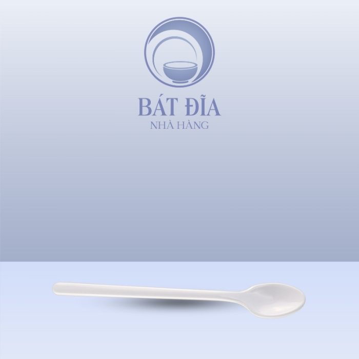 Muỗng Soda Melamine Trắng