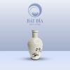 Nậm Rượu Men Kem Vẽ Sen Nâu