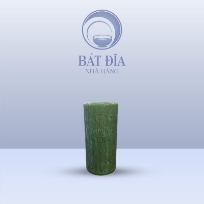Ống Đũa Men Xanh Hoa Bèo