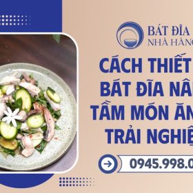 Thiết kế bát đĩa nhà hàng
