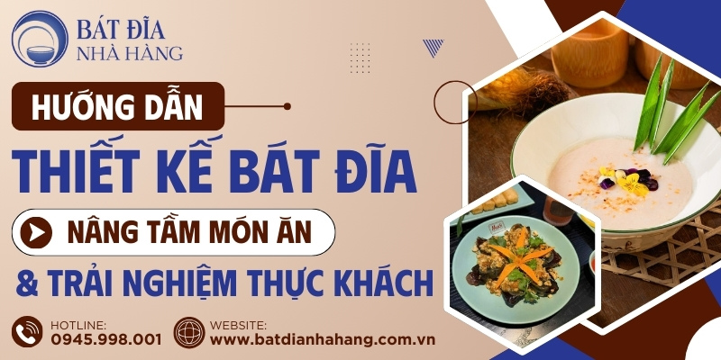 Thiết kế bát đĩa nhà hàng