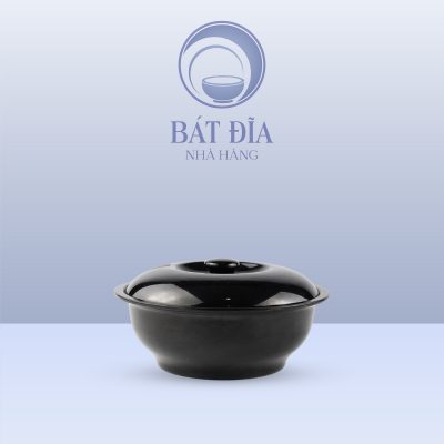Thố Cơm Melamine Đen