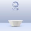 Tô Bát Giác Melamine Trắng