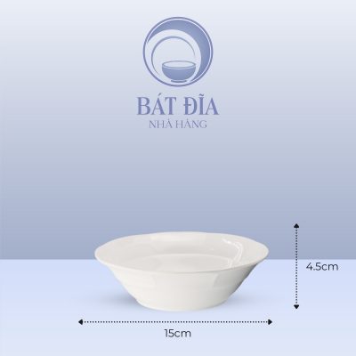 Kích Thước Tô Bèo Rô Đê Melamine Trắng