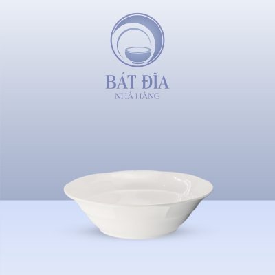 Tô Bèo Rô Đê Melamine Trắng