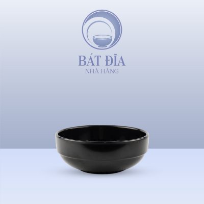 Tô Có Khất Kiểu Hàn Melamine Đen