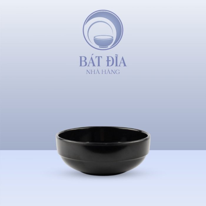 Tô Có Khất Kiểu Hàn Melamine Đen