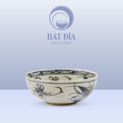 Tô Nông Men Rạn Vẽ Chuồn Xanh