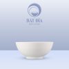 Tô Phở Dày Melamine Trắng