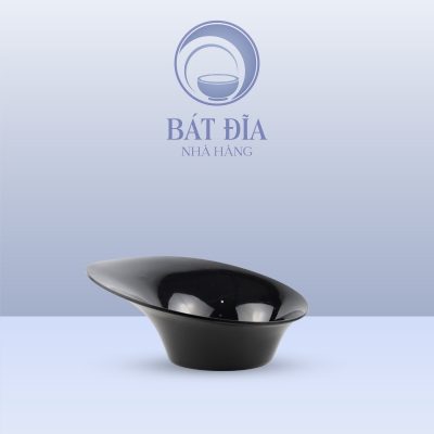 Tô Rau Melamine Đen