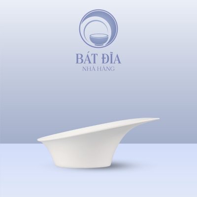 Tô Rau Melamine Trắng