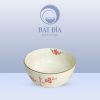 Tô Sâu Men Kem Vẽ Đào Đỏ
