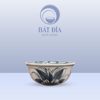 Tô Sâu Men Rạn Vẽ Chuồn Xanh