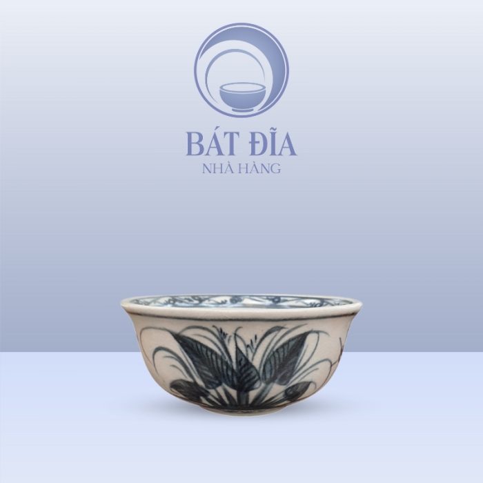 Tô Sâu Men Rạn Vẽ Chuồn Xanh