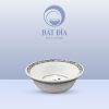 Tô Sâu Men Trắng Vẽ Hoa Dây