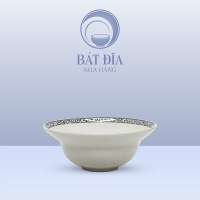 Tô Yêu Men Trắng Vẽ Hoa Dây