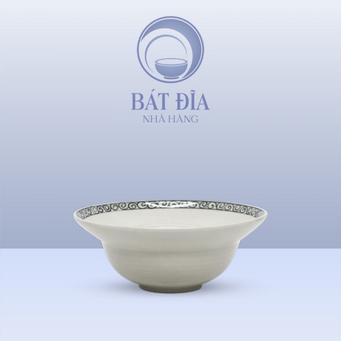 Tô Yêu Men Trắng Vẽ Hoa Dây