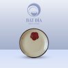 Đĩa Tròn Men Kem Hoa Sứ Đỏ